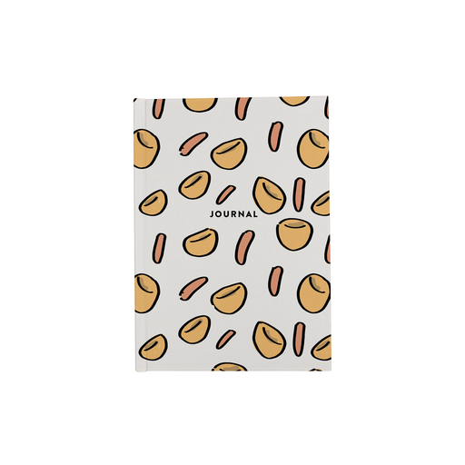 Sausage And Yorkshire Pudding Print A5 Journal | Food Pattern Notebook, Toad In The Hole, Sausages, Yorkies, Yorkshire Pudding, Roast Dinner