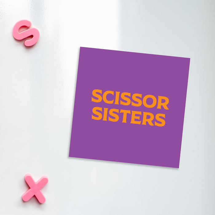 Scissor Sisters Magnet | LGBTQ+ Gifts, LGBT Gifts, Gifts For Lesbians, Fridge Magnet, Pop Art