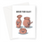Seize The Clay Greeting Card | Funny Encouraging Card, Group Of Happy Clay Pots, Encouragement, Good Luck, Seize The Day