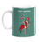 Sexy Female Santa Merry Christmas Mug | Funny, Naughty Christmas Gift, Stocking Filler, LGBT, Sexy Girl In Santa Hat Pole Dancing On A Candy Cane