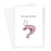 Shrimply The Best Greeting Card | Funny Pun Friendship Card, BFF, Besties, Best Friend, Love, Simply The Best