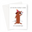 Sit! And Paw Yourself A Drink It's Your Birthday! Greeting Card | Funny, Cute, Dog Pun Birthday Card, Sausage Dog In A Party Hat With Cocktail