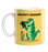 Snappy Dresser Mug | Funny Crocodile Pun Coffee Mug, Crocodile In A Bow Tie And Top Hat, Smart Dresser, Alligator, Reptile, Dressed Fresh
