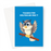 Thanks For Helping Me Owl't Greeting Card | Happy Owl On A Tree Branch Thank You Card, Thanks For Helping Me Out, Bird, Ta, Cheers