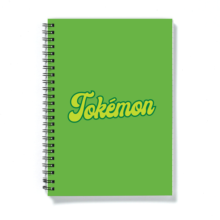 Tokémon A5 Notebook | Weed Journal, Funny Gift For Weed Smoker, Stoner, Gamer, Cannabis, Marijuana, Hash, Ganja, Pot