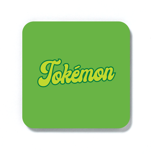 Tokémon Coaster | Weed Drinks Mat, Gift For Stoner, Weed Smoker, Gamer, Cannabis, Marijuana, Hash, Pot, Ganja