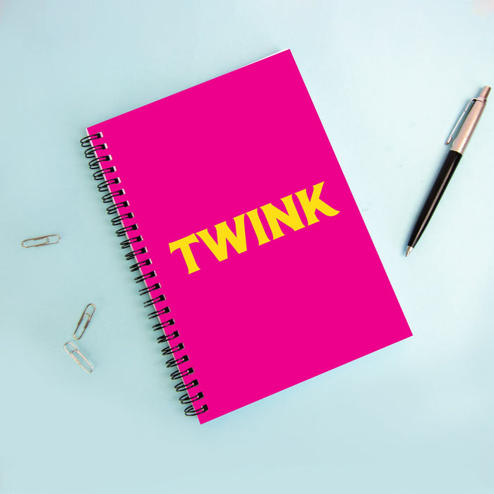 Twink A5 Notebook | LGBTQ+ Gifts, LGBT Gifts, Gifts For Gay Men, Journal, Pop Art