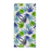 Weed Print Blue Beach Towel | Cannabis Leaf Illustration In Blues, Green & Grey, Hand Illustrated Fine Art Marijuana Leaves, Colourful Towel