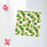 Weed Print Green Fridge Magnet | Cannabis Leaf Illustration In Greens, Hand Illustrated Fine Art Marijuana Leaves, Colourful Kitchen Magnet