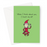 When I Think About You I Touch My Elf Greeting Card | Funny, Rude Elf Christmas Card, Touch Myself Elf Pun, Elves
