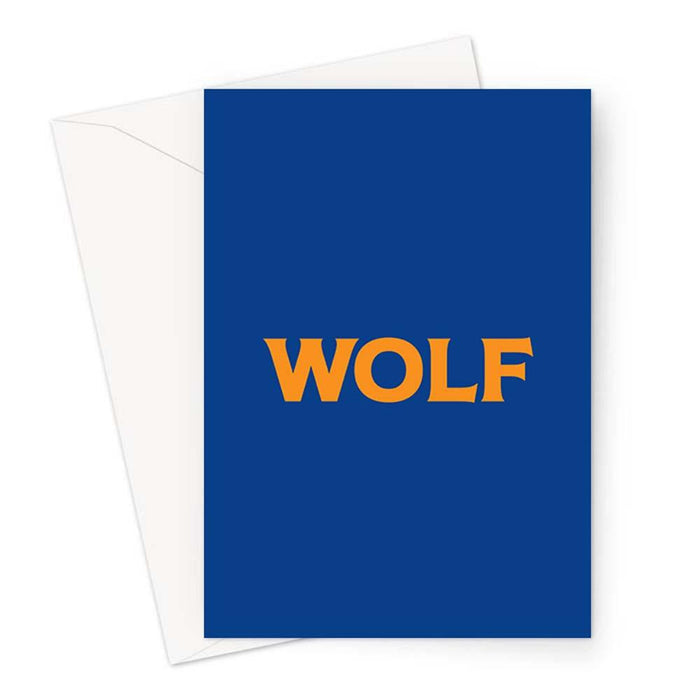Wolf Greeting Card | LGBTQ+ Greeting Cards, LGBT Greeting Cards, Greeting Cards For Gay Men, Pop Art