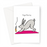 Yoga Bunny Greeting Card | Rabbit Doing Yoga In Downward Dog Card, For Yogi, Yoga Lover, Namaste, Meditation