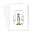 You Try Hard! Greeting Card | Funny Rugby Pun Graduation Card For Rugby Player, Fan, Congratulations, Nerdy Looking Rugby Player In Glasses