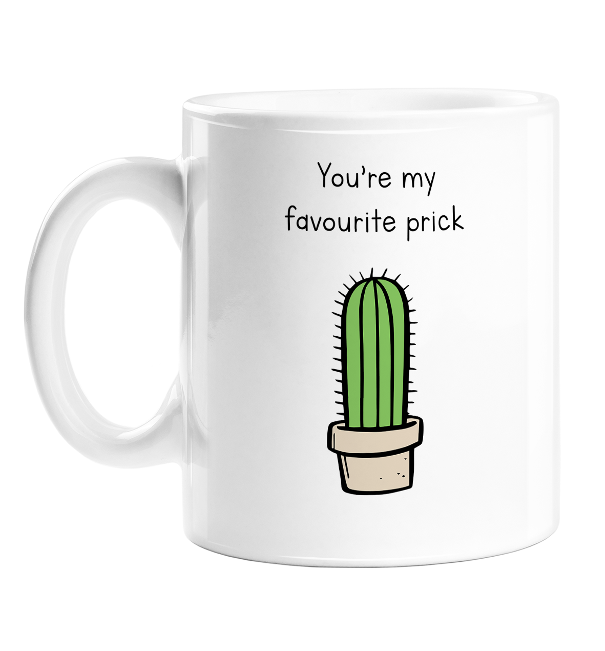 So Glad I Pricked You Cactus Mug, Valentine's Mug – Mugsby